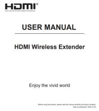 PCPRO HDWE07 150M WIRELESS KABLOSUZ HDMI EXTENDER KABLOSUZ  HDMI GORÜNTÜ AKTARICI